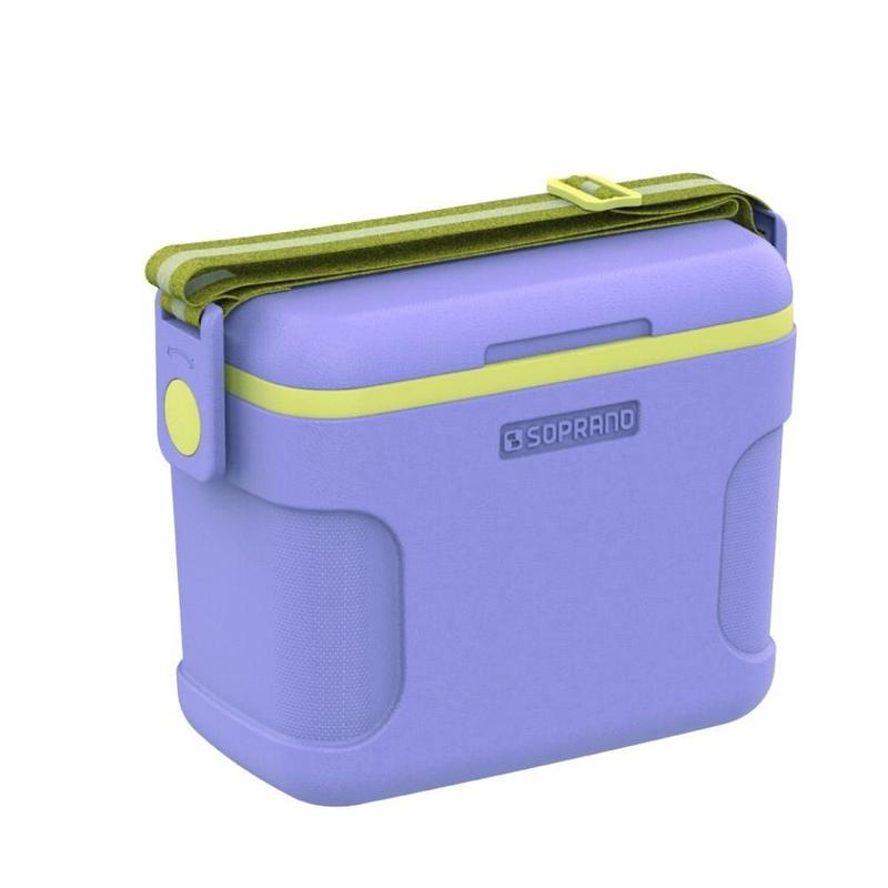 Caixa Térmica Everest 8L Lavender / Amarelo - Soprano - Caixa